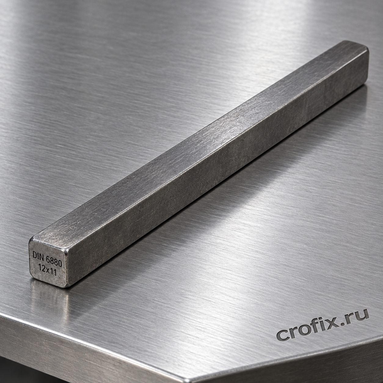 Шпоночная сталь 12x11x1000 мм DIN 6880 / ГОСТ 8787-68
